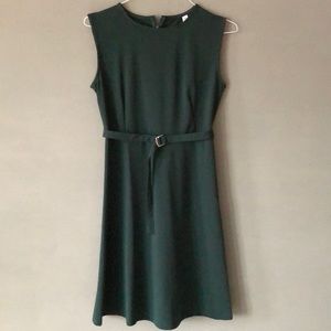 Emerald green sheath dress
